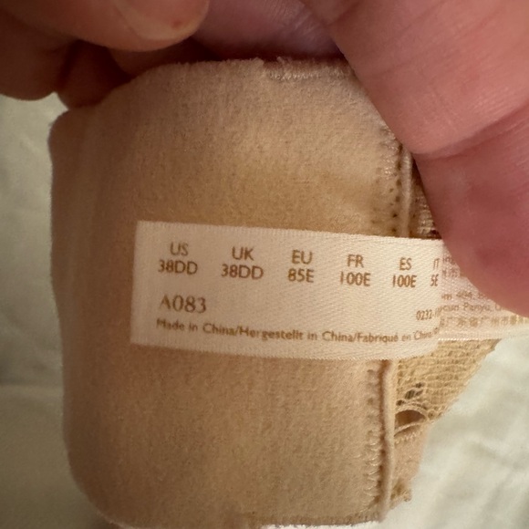 Nursing Lace Bralette in Nude - Picture 4 of 4